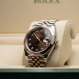 Rolex | Datejust 41 | 126331 | Chocolate Diamond | Steel and Rose Gold | 2023