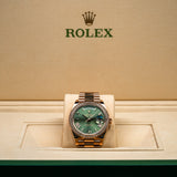 Rolex | Day-Date 40 | Rose Gold | Olive  | 228235RBR| 2023
