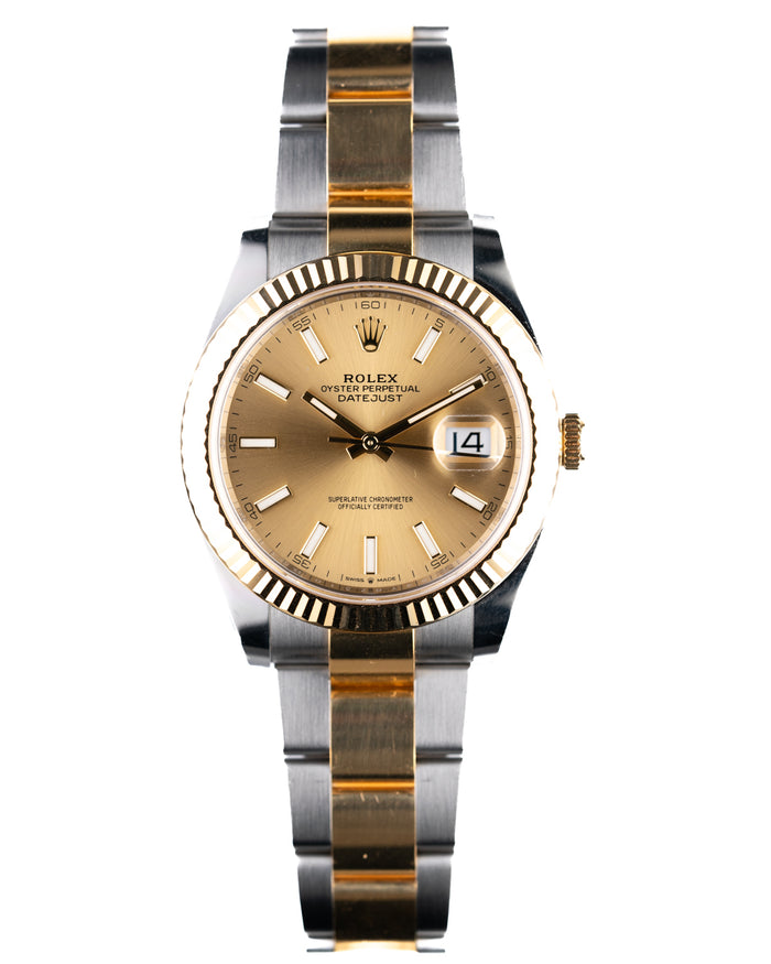 Rolex | Datejust 41 | Steel & Yellow gold | Champagne dial | 126333 | 2023