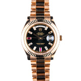 Rolex | Day-Date II | Rose Gold |Ruby | 218235 | 2013