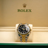 Rolex | Datejust 41 | 126333 | Black dial | Steel and Gold | 2022