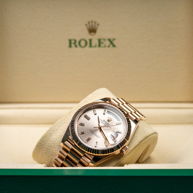 Rolex | Day-Date 40 | Rose Gold | Sundust | 228235 | 2023