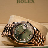 Rolex | Day-Date 40 | Rose Gold | Olive  | 228235| 2023