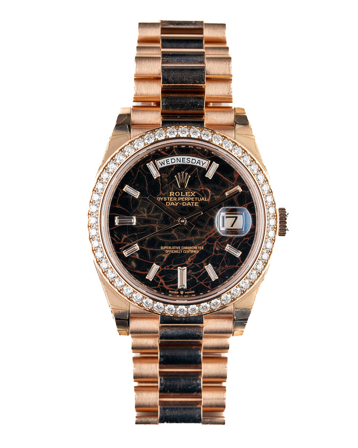 Rolex | Day-Date 40 | Rose Gold | Eisenkiesel | 228345RBR | 2023