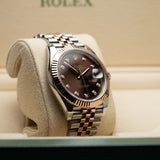 Rolex | Datejust 41 | 126331 | Chocolate Diamond | Steel and Rose Gold | 2023