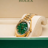 Rolex | Day-Date 40 | 228238 | Yellow Gold | Green Dial | 2022