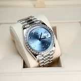Rolex | Day-Date 40 | Platinum | Ice Blue | 228396TBR | 2019