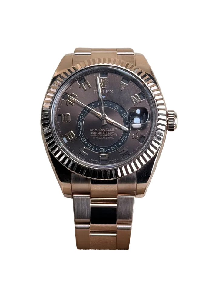 Rolex | Sky-Dweller | 326935 | Choco Arabic Dial | Rose Gold | 2017