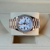 Rolex | Day-Date 36 | Rose Gold | White Roman | 128345RBR | 2021