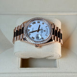 Rolex | Day-Date 36 | Rose Gold | White Roman | 128345RBR | 2021