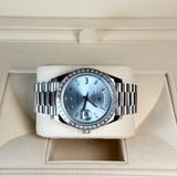Rolex | Day-Date 40 | Platinum | Ice Blue | 228396TBR | 2019