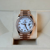 Rolex | Day-Date 36 | Rose Gold | White Roman | 128345RBR | 2021