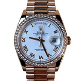 Rolex | Day-Date 36 | Rose Gold | White Roman | 128345RBR | 2021