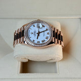 Rolex | Day-Date 36 | Rose Gold | White Roman | 128345RBR | 2021